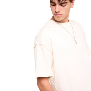 Men's T-Shirts casual piece soft cotton breathable fabric relaxed fit short sleeve <b>round</b> neck lightweight everyday wear and sale - Product Image 3
