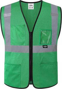 Chaleco de Trabajo de Alta Visibilidad para Hombre, Ropa de Seguridad Reflectante de Alta Calidad - Product Image 6