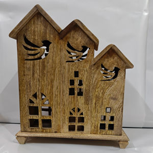 Lampe en bois pour cabane, lampes de cabane - Product Image 1