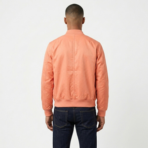 Chaquetas bomber de estilo urbano con logotipo personalizado para hombre, nueva llegada de chaquetas bomber para adultos. - Product Image 2