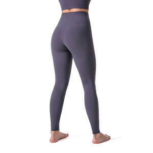 Leggings Deportivos de Cintura Alta para Mujer, Elásticos en 4 Direcciones, Sin Costuras, Transpirables, para Yoga, Ejercicio, Leggings Sólidos con Cintura Elástica - Product Image 2