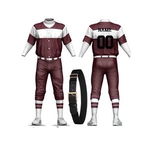 Stylish Athletic Design Team Set <b>Baseball</b> Kit Breathable Summer Season Sportswear Customized Logo Printed Kit <b>Baseball</b> Kit - Product Image 2