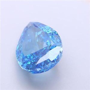 Diamante Suelto de Corte Pera de 3 Quilates, Cultivado en Laboratorio, Certificado por IGI, CVD, Azul Fantasía, VVS2 VS1, Unisex, para Joyería Premium - Product Image 1