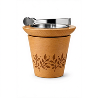 Brûleur d'encens en bois artisanal écologique de haute qualité, porte-encens Bakhoor, Ramadan, Eid, Mabkhara arabe de luxe