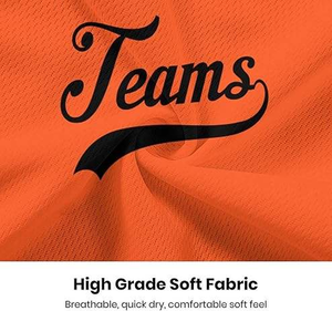 Maillot de hockey sur glace personnalisé orange et noir, unisexe, avec nom et numéro d'équipe, chemise uniforme de sport à manches longues - Product Image 6
