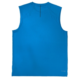 Débardeur de sport léger à col rond Excellente qualité Maille de polyester recyclé teint en plaine Tissage tricoté Style sportif - Product Image 2