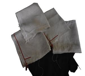 100% Linen Natural Colour Handmade Embroidered <b>Napkins</b> No Sew Home Use for Branding - Product Image 1