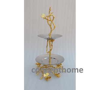 Support à gâteau en métal de luxe avec finition polie, idéal pour les fêtes haut de gamme, les célébrations spéciales et la décoration d'événements hôteliers - Product Image 5