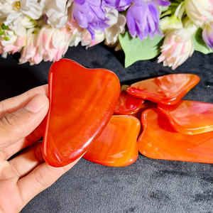 Masajeador Facial de Piedra Natural, Herramienta Gua Sha, Piedra de Masaje Facial Suave para Mujeres y Hombres, Herramienta Manual de Cuidado de la Piel y Belleza para el Rostro - Product Image 3