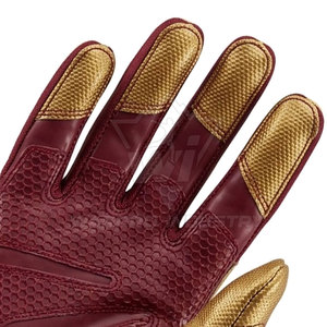 Guantes Profesionales de Fútbol Americano de Cuero, Duraderos para Invierno, con Palma de Alto Agarre Antideslizante para Jugadores, Equipos y Entrenamiento - Product Image 6