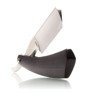 Rasoir droit de barbier en bois de santal et acier inoxydable, marque privée 2026 - Product Image 5