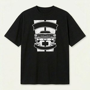 Camisetas de Hombre de Alta Calidad, 100% Algodón, Estampadas o Lisas, Manga Corta, Holgadas, Estilo Urbano, Hombros Caídos - Product Image 1