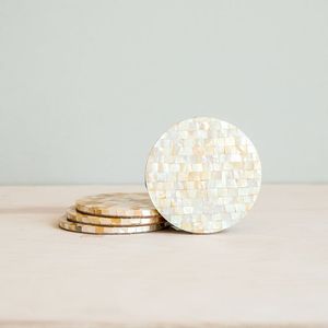 Posavasos de MDF con incrustaciones de nácar de estilo excepcional, posavasos de nácar, manteles individuales, posavasos con incrustaciones de nácar a precio mayorista - Product Image 3