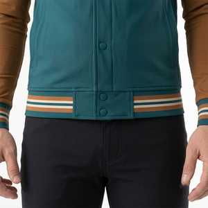 Chaqueta Varsity de Alto Rendimiento, Tejido de Primera Calidad, Tacto Suave y Transpirable, Chaqueta Urbana para Hombre - Product Image 6