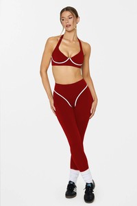 OEM Hot Sell Gym Workout Sport Bra Top Yoga Activewear 3-Piece Set Breathable Backless Scoop Neck Adjusted Straps Spandex/Nylon - Product Image 2
