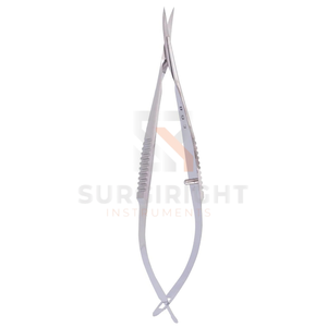Tijeras Micro Iris Mcpherson Vannas, Instrumento Quirúrgico de Precisión de Acero para Cirugía Oftálmica y Microcirugía Ocular de SurgiRight - Product Image 4