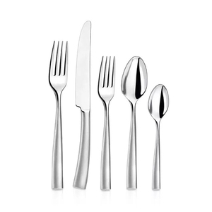 Ensemble de couverts en métal de haute qualité avec manches en os, finition miroir, couverts durables pour les mariages, la restauration et la table - Product Image 2