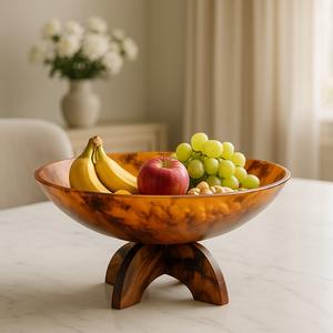 Tazón de resina epoxi artístico contemporáneo para una decoración de mesa única que mejora el estilo de servir con un toque moderno. - Product Image 3