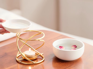 Calentador de Velas Eléctrico de Metal con Luz Suave - Product Image 6