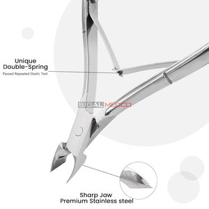 Coupe-cuticules professionnel en acier inoxydable, pince à cuticules de précision, coupe-cuticules, outil de suppression des cuticules, pédicure - Product Image 2