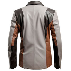 Nouvelle veste en cuir pour homme, tendance, tissu durable, best-seller, légère, prix raisonnable, veste en cuir tendance - Product Image 2