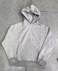 เสื้อฮู้ดดี้ผ้าฟลีซหนานุ่ม 100% ผ้าฝ้าย เสื้อกันหนาวลายเรียบมีฮู้ด - Product Image 2