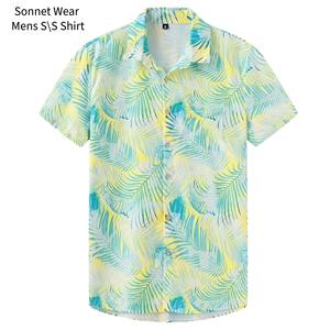 Chemise à manches courtes pour homme, vêtements décontractés de plage pour l'été - Product Image 6