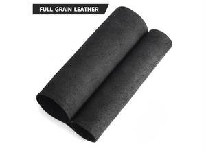 Genuine <b>Black</b> Leather <b>Sheets</b> for Crafts 1.2-1.4mm Thick Full Grain Cowhide Tooling Material Bags Shoes Decor Jackets Belt Sofa - Product Image 5