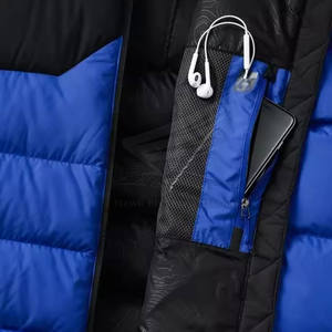 Veste d'hiver de qualité supérieure, prix imbattable, très vendue, respirante, logo personnalisé, col mandarin, fermeture éclair - Product Image 4