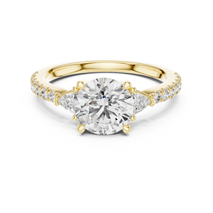 Wholesale Custom 925 Sterling Silver Moissanite <b>Diamond</b> <b>Ring</b> Fine Wedding Jewelry Manufacturer Export Supplier - Product Image 1