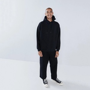 Sudadera con Capucha Extra Grande para Hombre, de Forro Polar, Color Sólido, Estilo Casual Urbano, con Bolsillo, Transpirable, de Algodón Tejido - Product Image 5