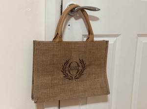 High Demand EcoDari Fashion Natural Jute Gift <b>Bags</b> Non Woven Handles <b>Medium</b> <b>Size</b> Wedding Party Shops Retail Use Wholesale Supply - Product Image 3