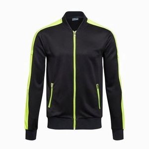 Conjunto Deportivo para Hombre, Sudadera con Cremallera de Manga Larga, Bolsillos Laterales, Ropa Deportiva Informal, Transpirable, con Capucha, Color Sólido, 2 en 1 - Product Image 3