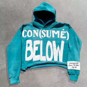 Sweat à capuche brodé épais pour homme – Streetwear premium – Pull personnalisé avec logo – Fournisseur en gros - Product Image 3
