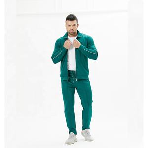 High Quality Custom Sport Gym Fleece Jogger Set Oversized <b>Hoodies</b> and Sweat Pants Man Tracksuit Set Men 2 Pieces Set Tracksuit - Product Image 1