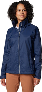 Chaqueta cortavientos impermeable para mujer, ropa de exterior, chaqueta de nailon para la lluvia. - Product Image 2