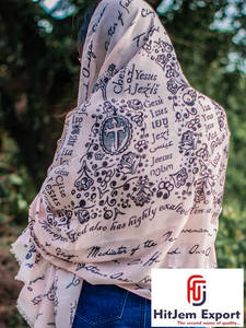 Luxury Custom Printed Square Scarf Manufacturer <b>Silk</b> Feel Fashion Hijab <b>Head</b> <b>Wrap</b> Shawl OEM ODM Textile Factory India - Product Image 2
