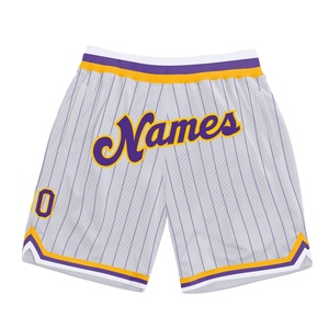 Wholesale Direct OMMIZ INDUSTRY Best Selling Custom Orange Black-<b>Old</b> Gold Authentic Throwback Basketball <b>Shorts</b> - Product Image 5
