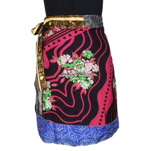 New Gypsy Hippie Boho Indian Retro Paisley Silk Casual Wrap Short Skirt Gypsy Hippie Boho Indian Retro Paisley Silk Casual Wrap - Product Image 4