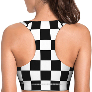 Women's Top Selling Sports <b>Bra</b> Custom Wholesale Medium Support Seamless with Front Logo Breathable Feature <b>Low</b> MOQ - Product Image 3