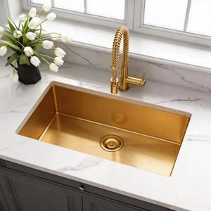 Luxury <b>Apron</b> Front Brass <b>Kitchen</b> Sink Handmade Spacious Basin Heavy Duty Design For Premium Residential <b>Kitchen</b> Projects - Product Image 3