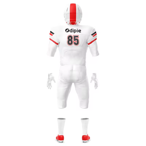 Camiseta de Fútbol Americano para Hombre, 100% Poliéster, Estampada, Transpirable, Talla Grande, Secado Rápido, Pantalones Cortos 3D, Nombre del Equipo Personalizado, Logotipo Personalizado - Product Image 3