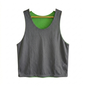 Unisex Adult <b>Mesh</b> Sleeveless Sports Jerseys Breathable Quick Dry Scoop Neck Custom Team Name Four-Way Stretch Basketball Soccer - Product Image 2