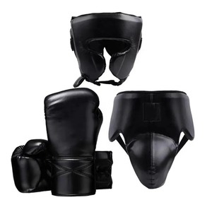 Set Completo de Boxeo Personalizado: Guantes, Pantalones Cortos, Protector de Cabeza, Vendas para Manos, Protector Corporal, Logotipo OEM, Fabricante Mayorista, Kit Completo - Product Image 1