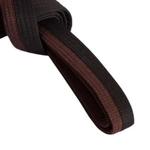 BJJ Ranking Belt Brazilian Jiu Jitsu Training Cotton Material Black Bar Design Custom Logo Professional BJJ Belts - Product Image 4