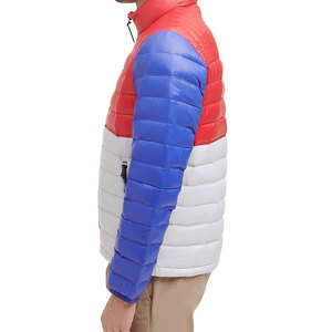 Latest Design <b>Men</b> Puffer Jacket Stand Collar Front Logo Stylish Casual Eco-Friendly Breathable Winter Jacket Custom Logo Option - Product Image 6