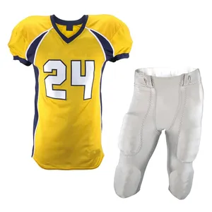 Conjunto de Uniforme de Fútbol Americano Personalizado, Transpirable, de Secado Rápido, Jersey y Pantalones de Poliéster, para Jóvenes y Adultos, para Entrenamiento y Juego - Product Image 5