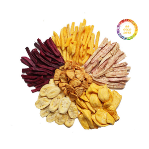 Chips croustillantes de fruits et légumes mélangés, mangue, banane, jackfruit, patate douce, betterave, nutritives, salées, pour tous les âges - Product Image 1