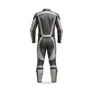 Combinaison de moto pour homme à manches longues, noire et grise, coupe-vent, toutes saisons, ensemble de vêtements de moto, ensemble de tourisme moto - Product Image 6