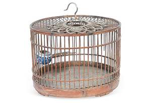 Jaula para Pájaros Decorativa de Metal Estilo Moderno Homesake, Jaula Clásica para Pájaros, Jaula Antigua para Pájaros - Product Image 5